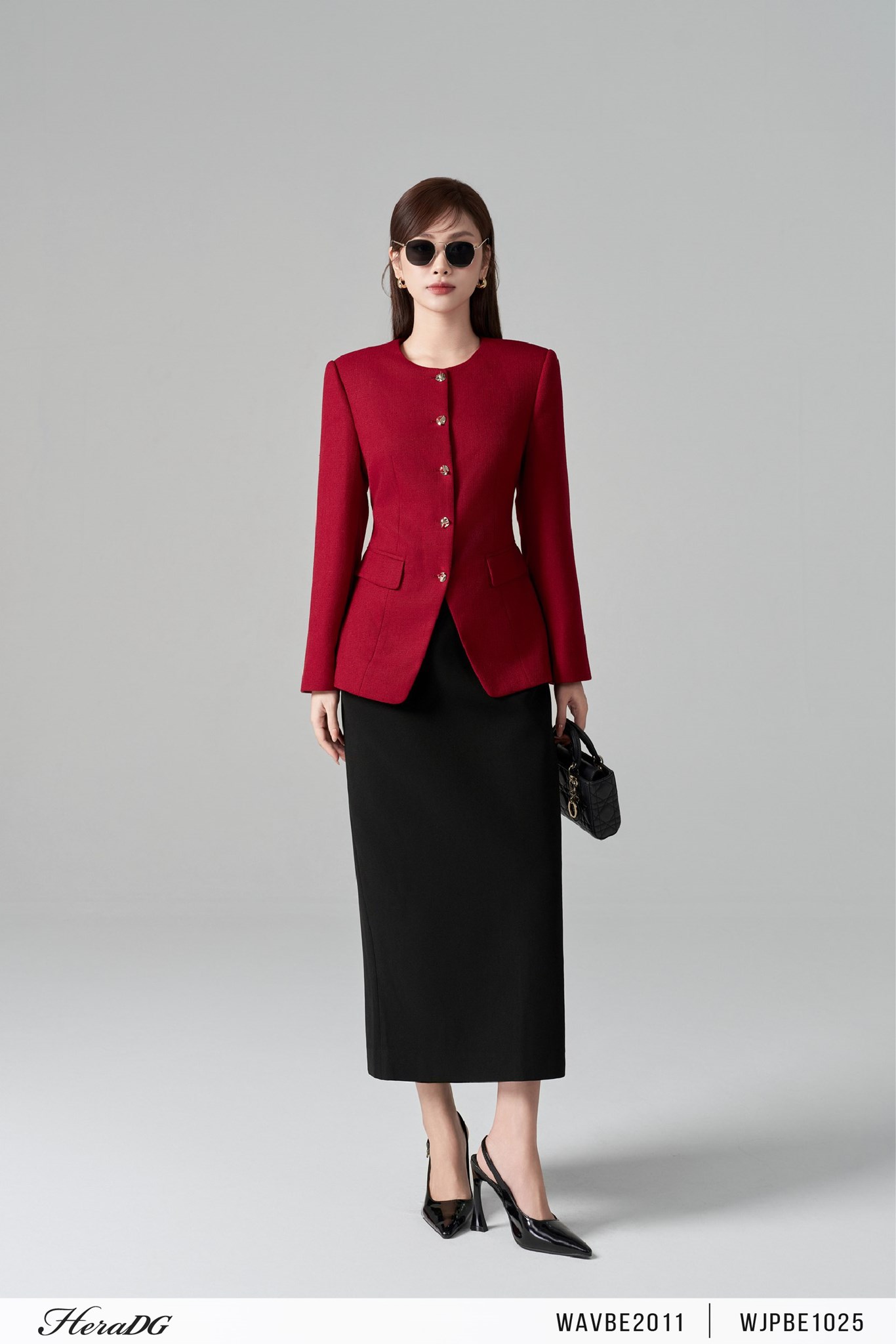 Ảnh của Áo vest dạ tweed dáng ôm